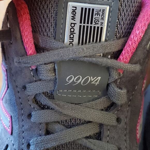 New Balance 990v4 Grey with Pink size 7.5 women's USA - Picture 11 of 12